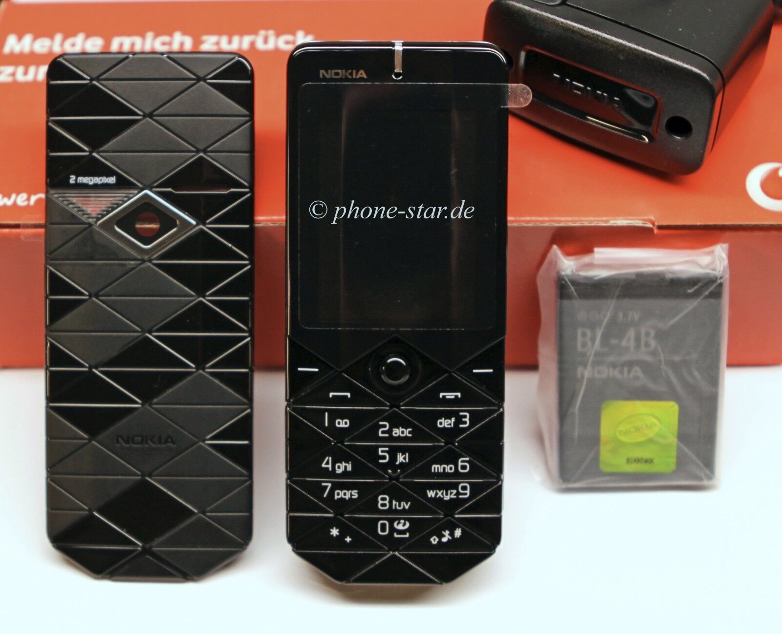 Nokia 7500 Prism Tasten-Handy Tri-Band Kamera Bluetooth Mobile Phone Neu New Box