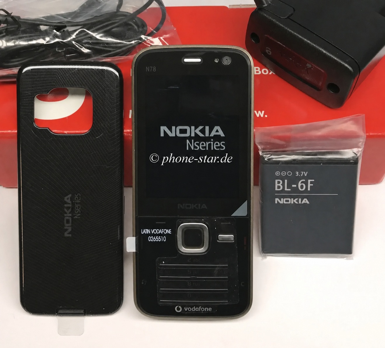Nokia N78 Handy Smartphone Quad-Band Bluetooth MP3 Kamera UMTS EDGE WLAN Neu New