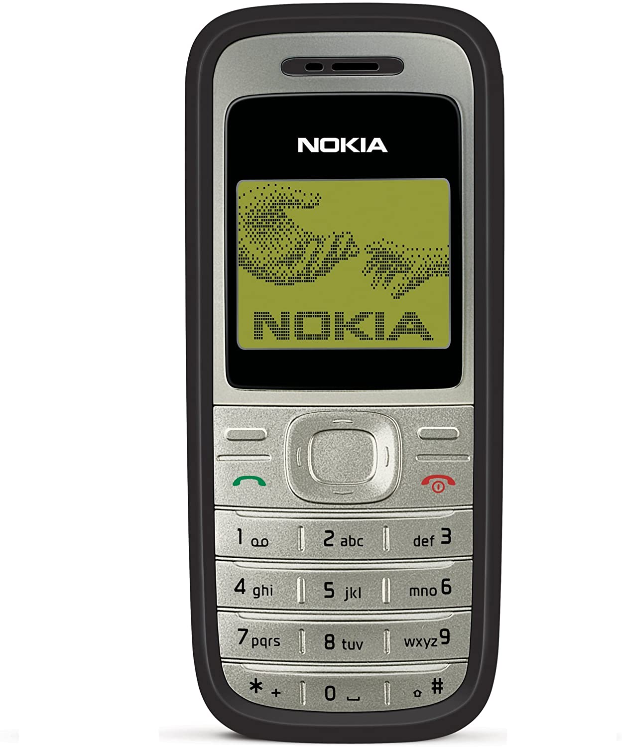 Nokia 1200 Tasten-Handy (Organizer, Spiele, Taschenlampe, klein, leicht) Unlocked Dual-Band Mobile