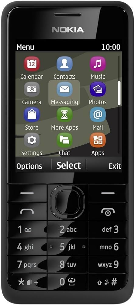 Nokia 301 Tasten-Handy Quad-Band Mobile Phone UMTS GPRS Bluetooth Kamera MP3 wie Neu