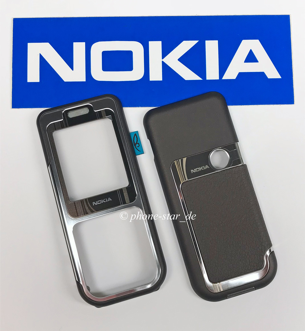 Original Nokia 7360 A+C Cover Oberschale Front Back Housing Fascia Neu New Brown