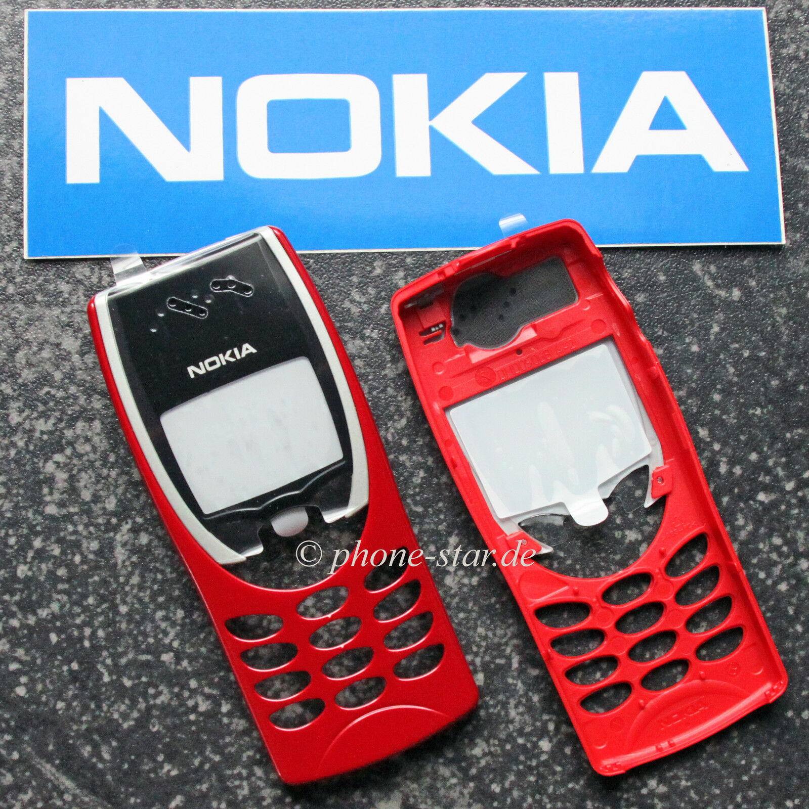 Original Nokia 8210 A-Cover Gehäuse Oberschale Housing Fascia Front Assembly Red Neu
