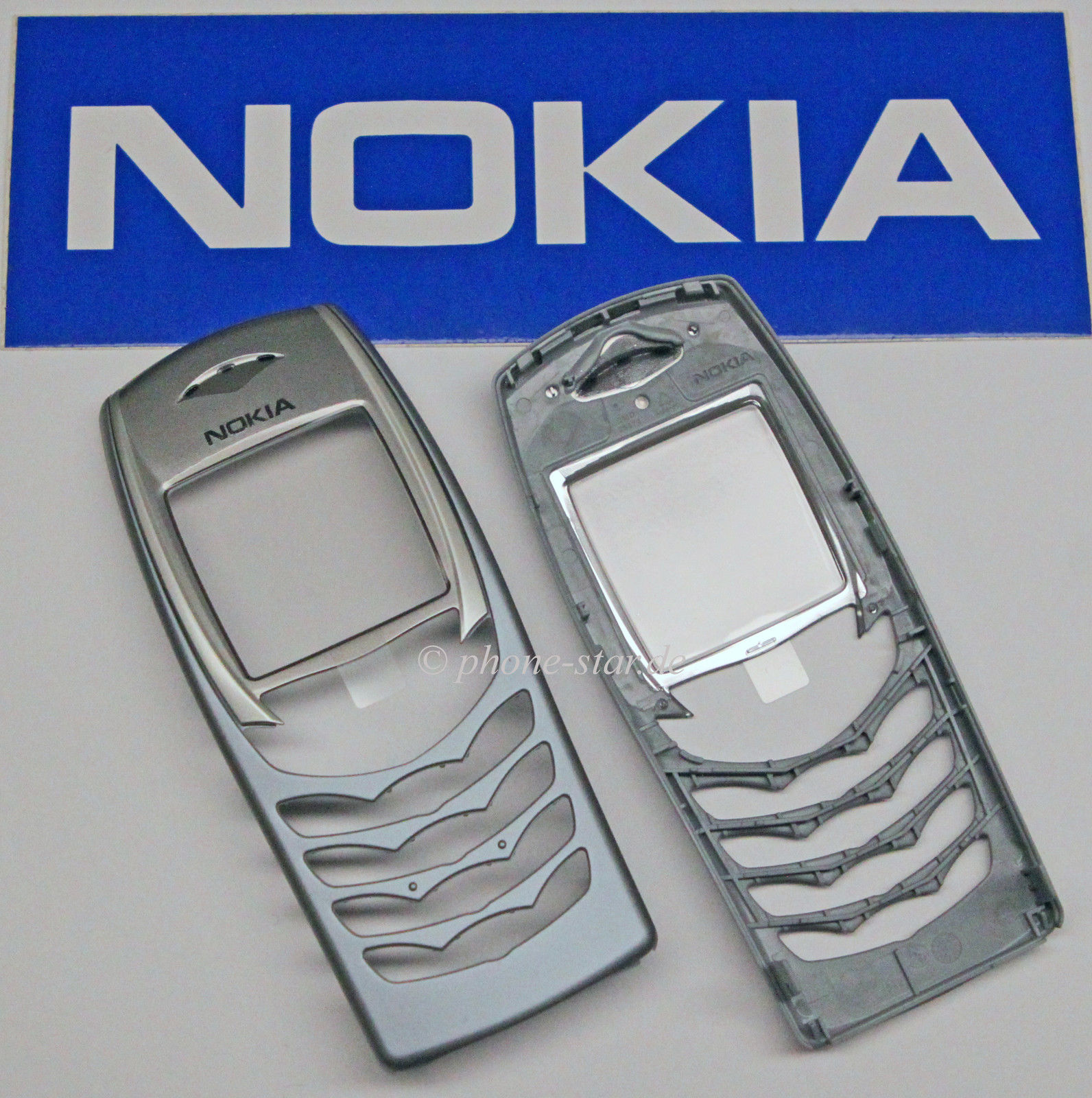Original Nokia 6100 A-Cover Gehäuse Oberschale Fascia Front Housing Light Blue