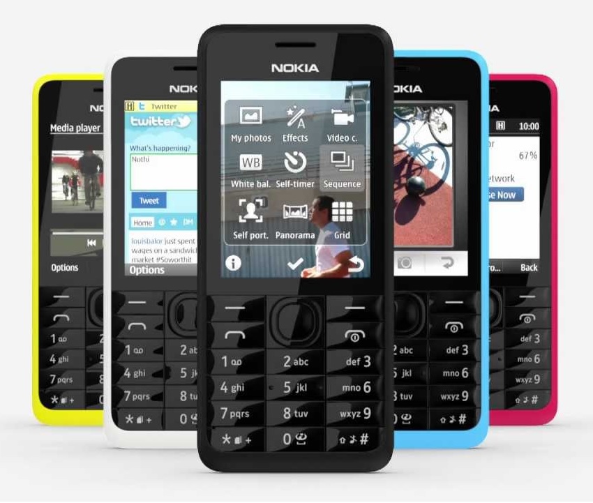 Nokia 301 Dual-SIM Handy Mobile Phone Quad-Band UMTS GPRS Bluetooth Kamera MP3 wie Neu