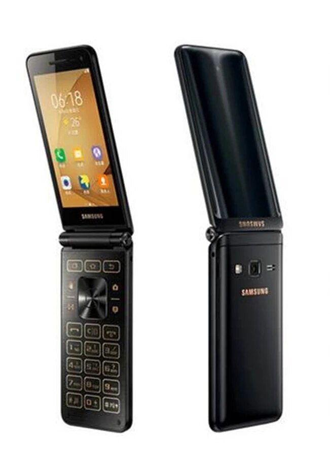Samsung Galaxy Folder 2 SM-G1650 Klapphandy mit Touchscreen (Dual-SIM, LTE, 8 MP Kamera, Bluetooth, MP3) – Wie neu