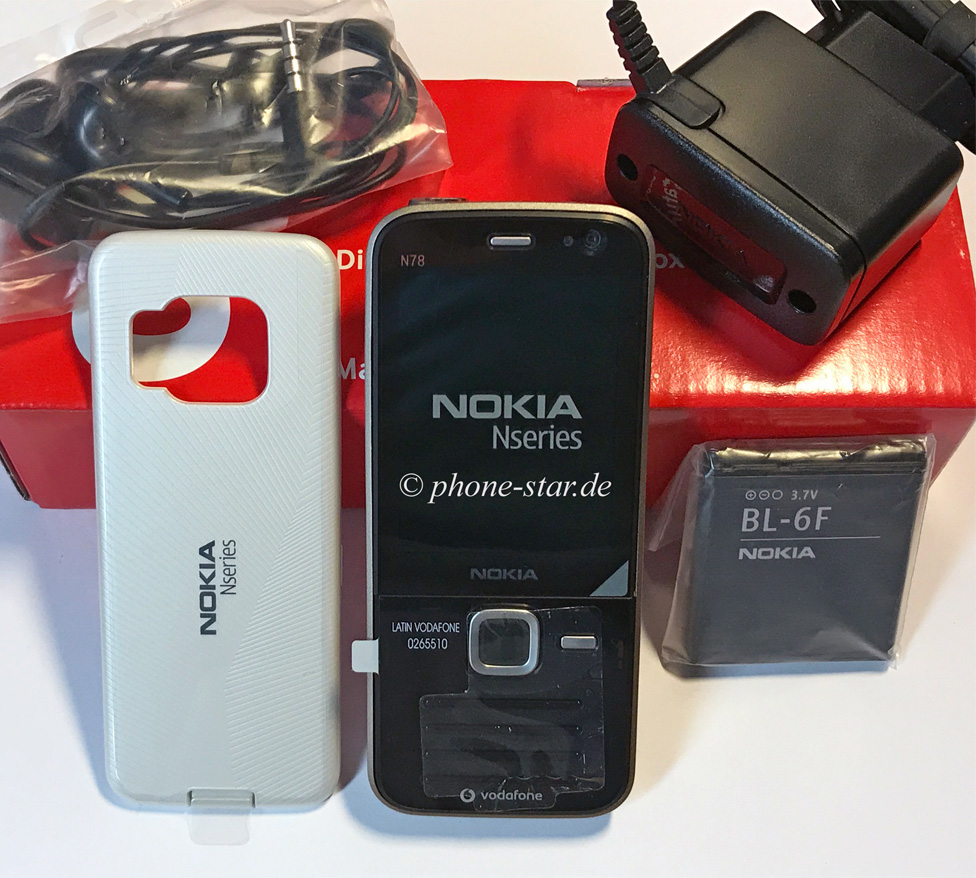 Nokia N78 Handy Smartphone Quad-Band Bluetooth MP3 Kamera UMTS EDGE WLAN Neu New