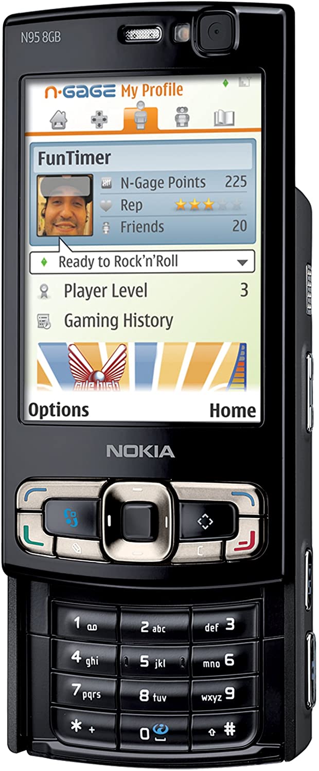 Nokia N95 8GB Slider-Handy Quad-Band UMTS Multimedia Smartphone 5-Megapixel-Kamera wie Neu