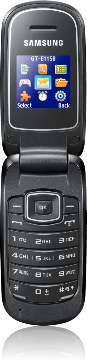 Samsung GT-E1150 Klapp-Handy Unlocked Tasten Farbdisplay Spiele uTrack wie Neu