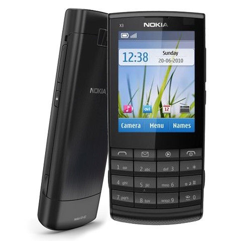 Nokia X3-02 Touch & Type Handy Quad-Band UMTS GPRS Bluetooth Kamera MP3 wie Neu