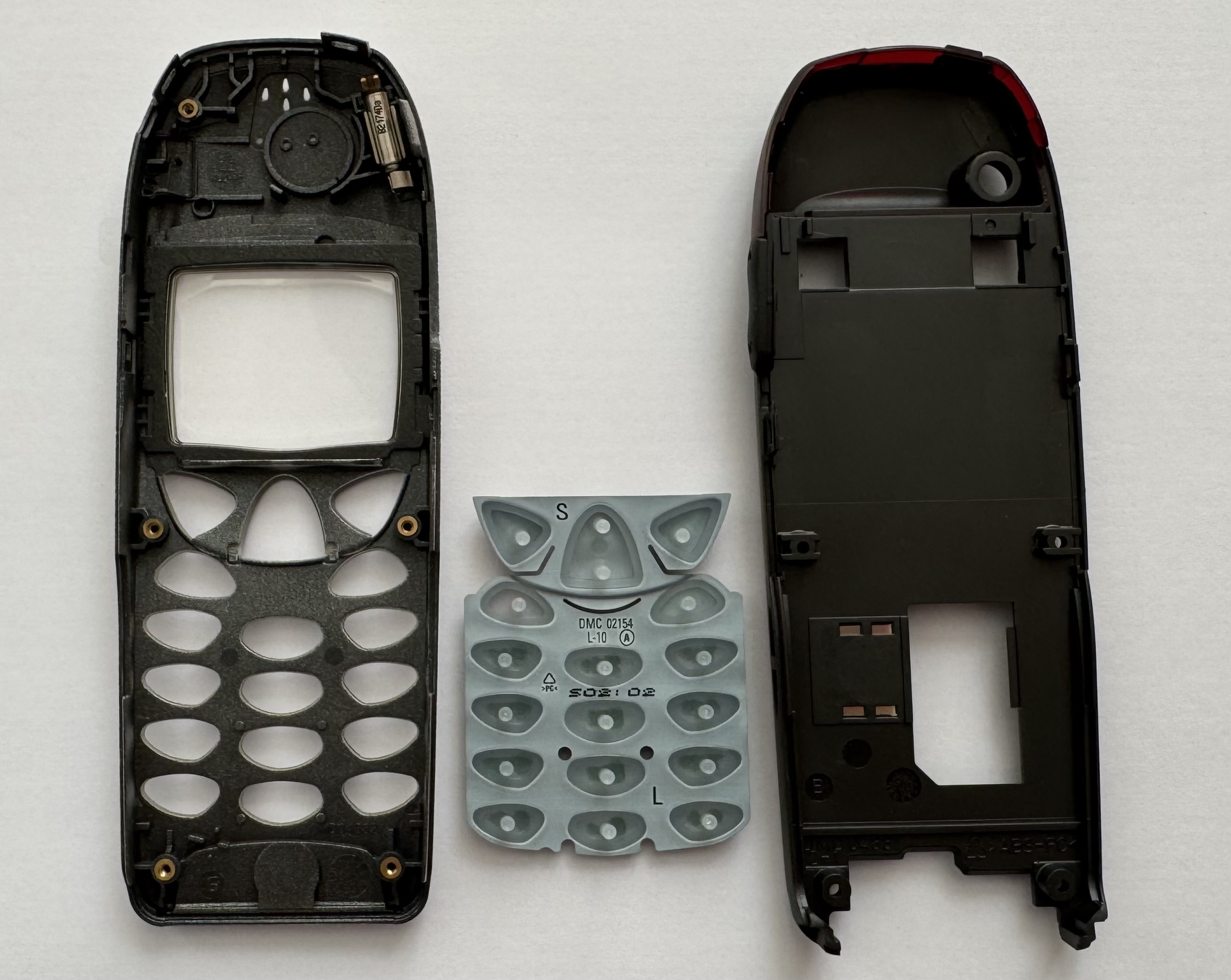 Original Nokia 6210 A/B-Cover Set Oberschale Gehäuse Tastatur Front Back Housing Keypad