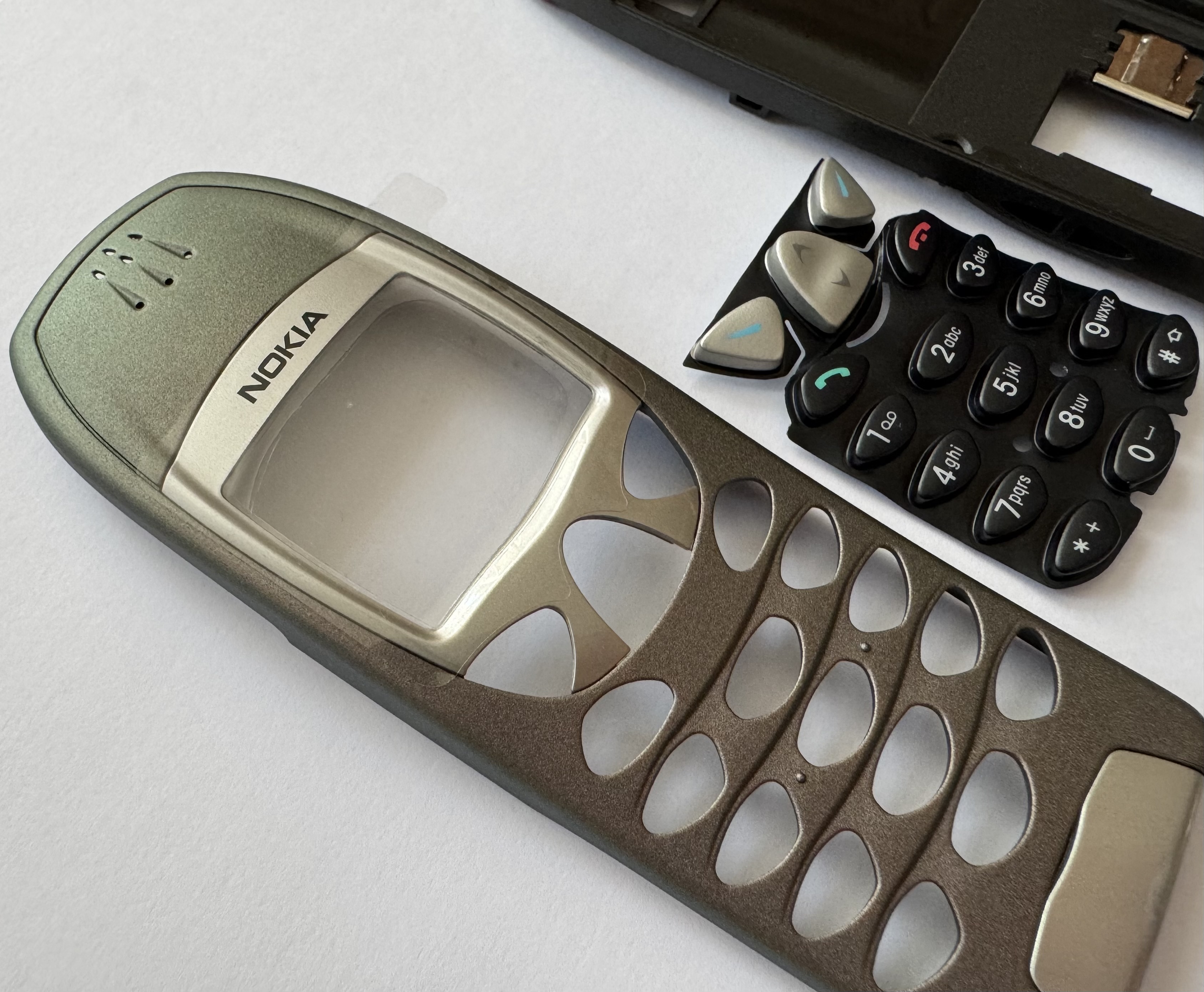 Original Nokia 6210 A/B-Cover Set Oberschale Gehäuse Tastatur Front Back Housing Keypad