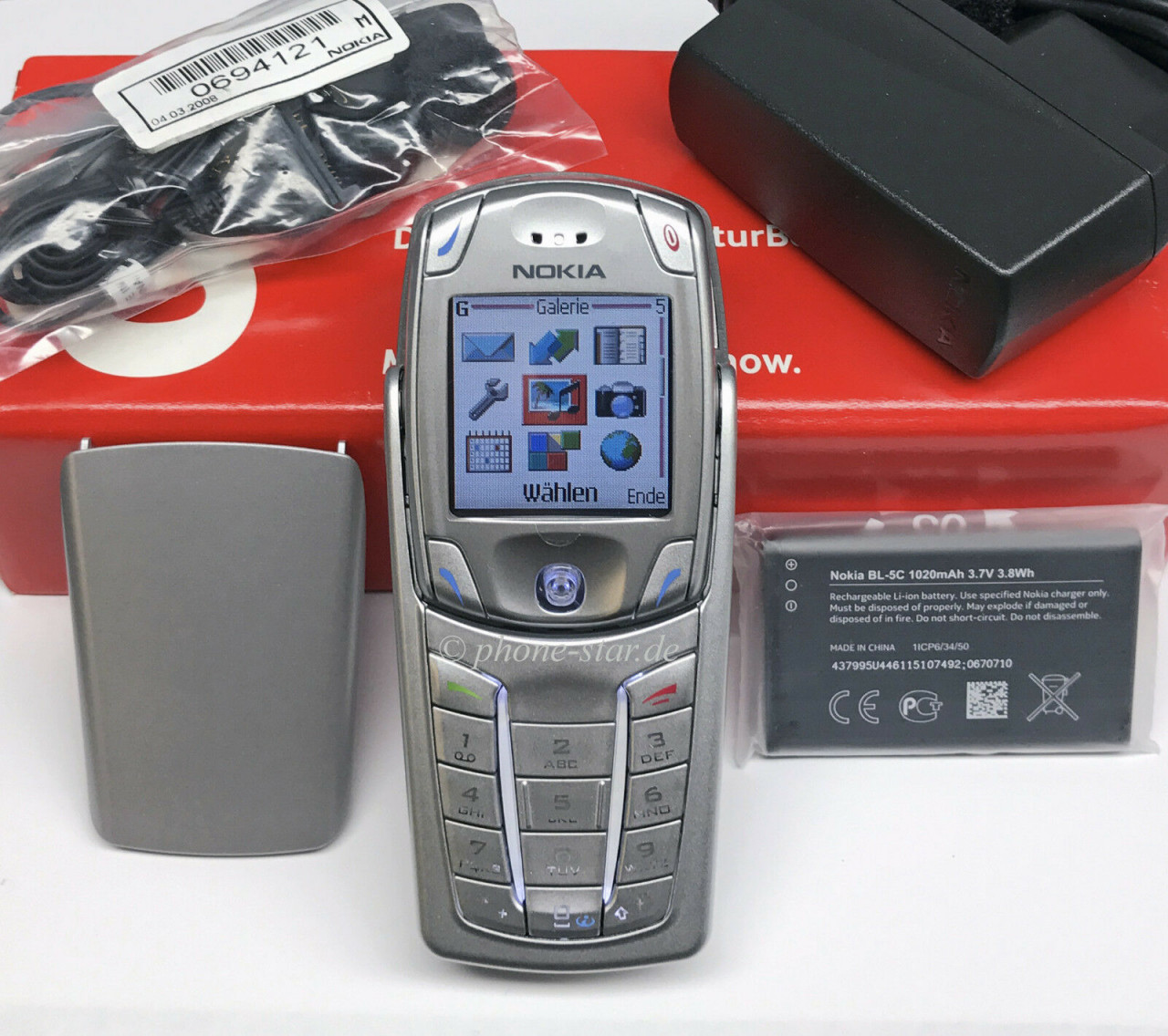 Nokia 6822 RM-69 QWERTZ Tasten-Handy Mobile Phone Bluetooth Kamera Neu ...